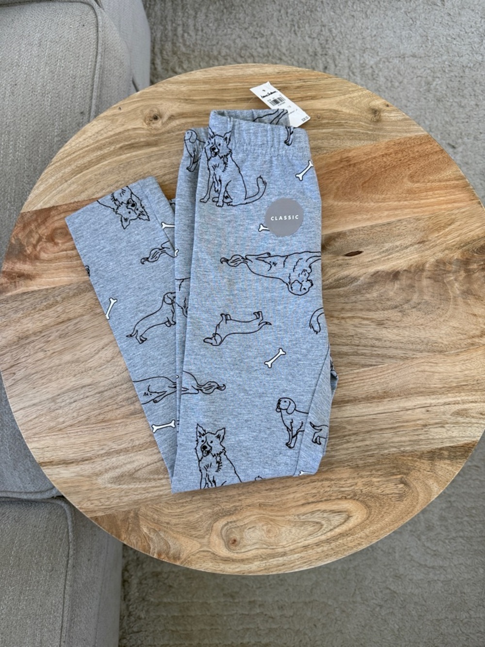 Hanna Andersson Dog Print Leggings